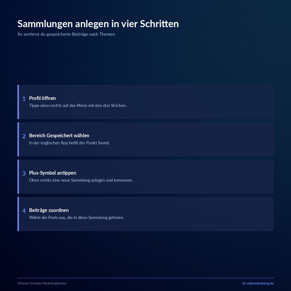 Instagram Saves: Was gespeicherte Beiträge wirklich bringen 2 instagram saves finden sammlungen