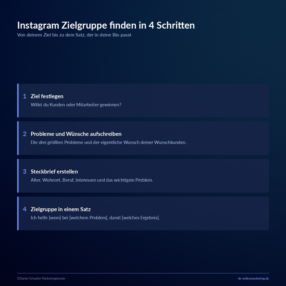 instagram zielgruppe finden schritte
