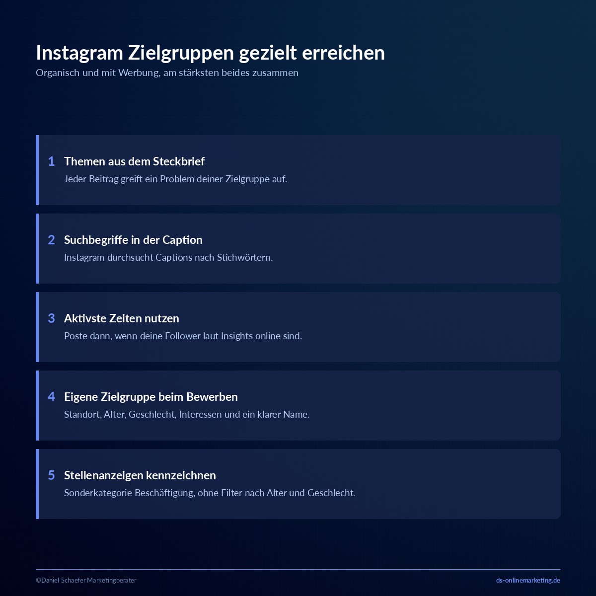 instagram zielgruppen erreichen