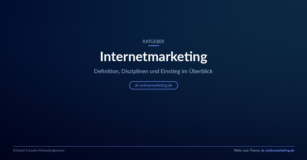 Internetmarketing: Definition, Disziplinen und Einstieg im Überblick