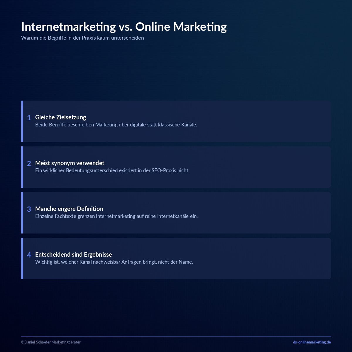 Internetmarketing: Definition, Disziplinen und Einstieg für dein Unternehmen 4 internetmarketing unterschied