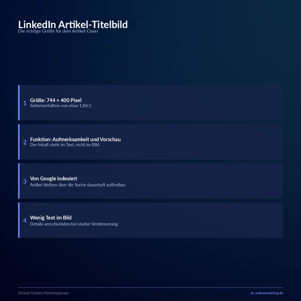 linkedin bildgroessen artikel