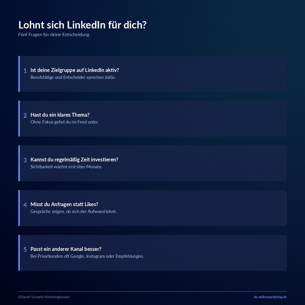 LinkedIn Nachteile: 8 Schwächen, die du vor dem Start kennen solltest 6 linkedin nachteile unternehmen check