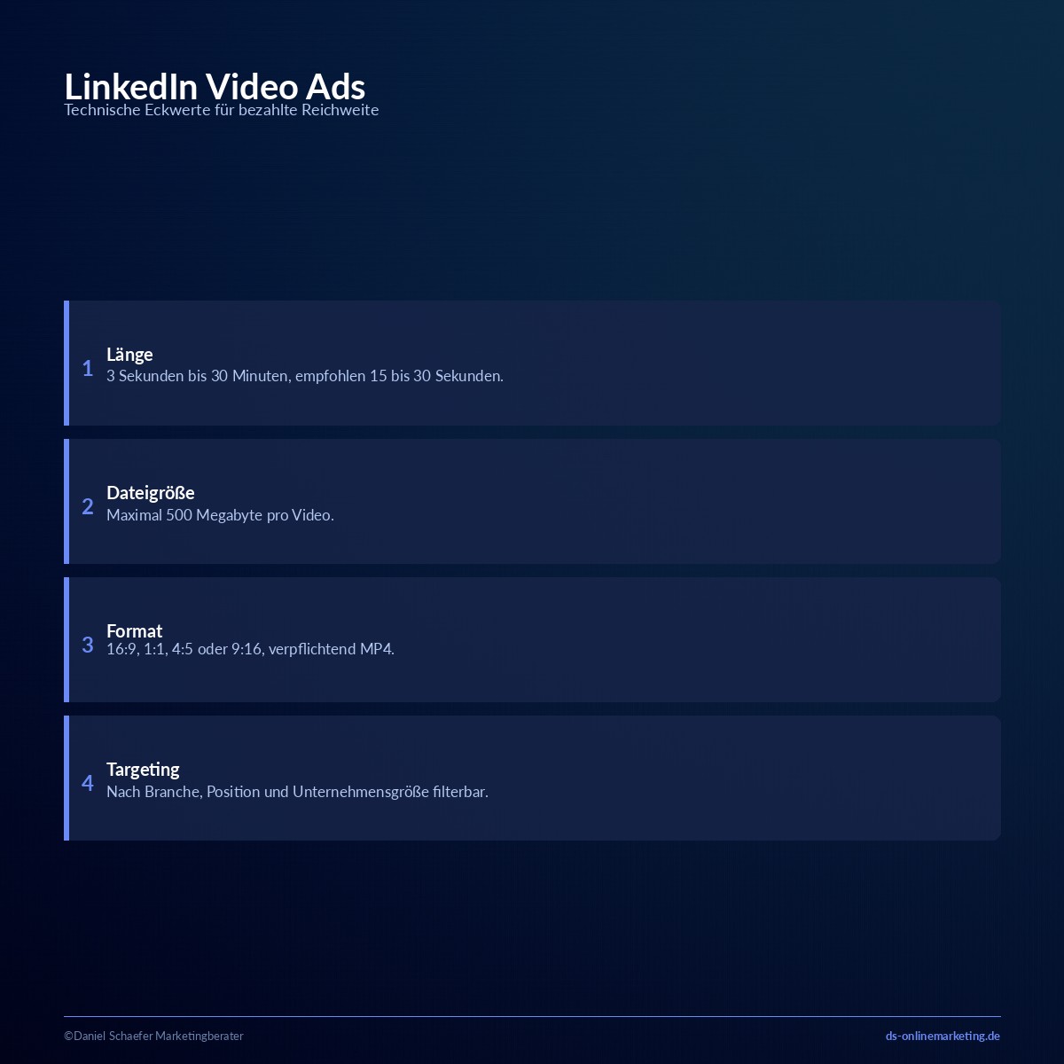LinkedIn Videos: Format, Erstellung und Ads für mehr Reichweite 6 linkedin videos ads