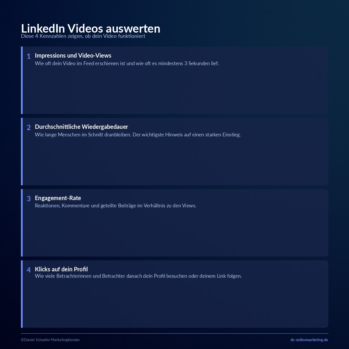 LinkedIn Videos: Format, Erstellung und Ads für mehr Reichweite 5 linkedin videos erfolgsmessung