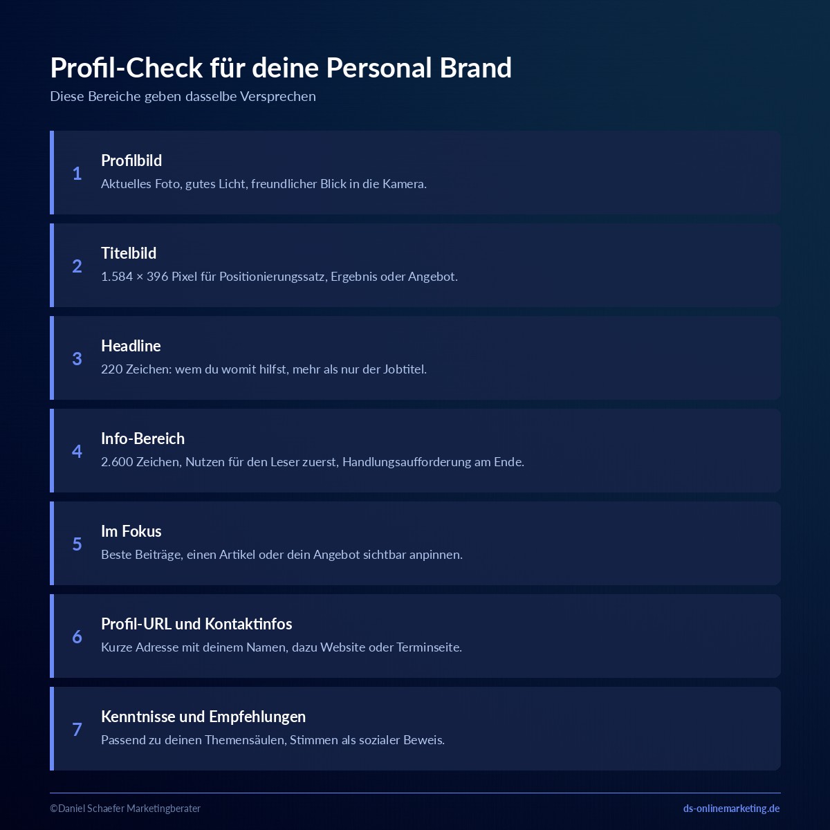 personal branding linkedin profil