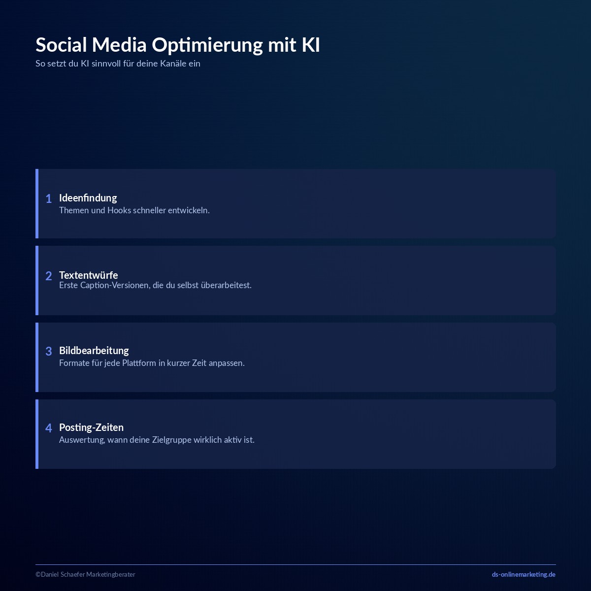 Social Media Optimierung: Mehr Reichweite und Engagement aus bestehenden Kanälen 4 social media optimierung ki