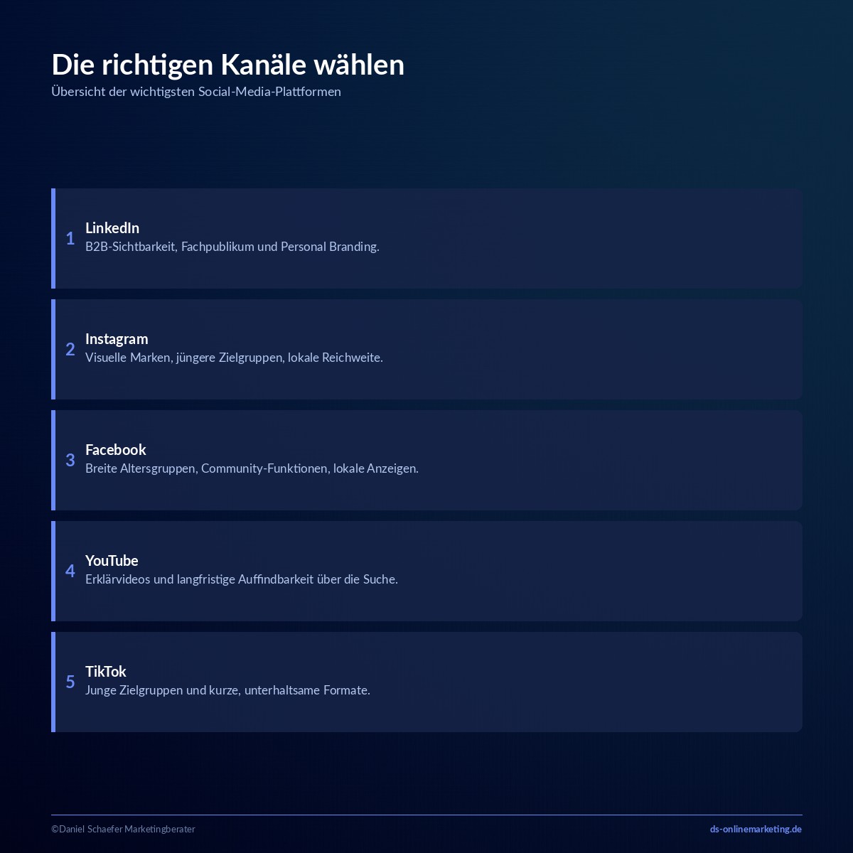 Social Media Präsenz aufbauen: Der Fahrplan für 2026 2 social media praesenz plattformwahl