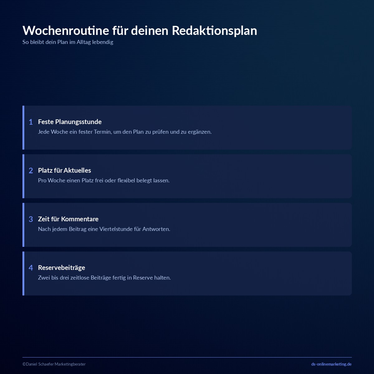 social media redaktionsplan alltag