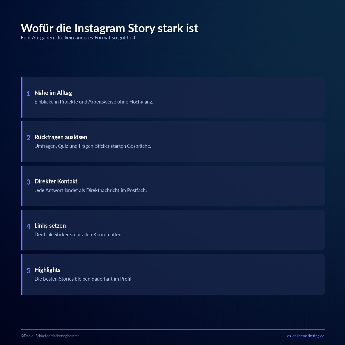 story oder reel story
