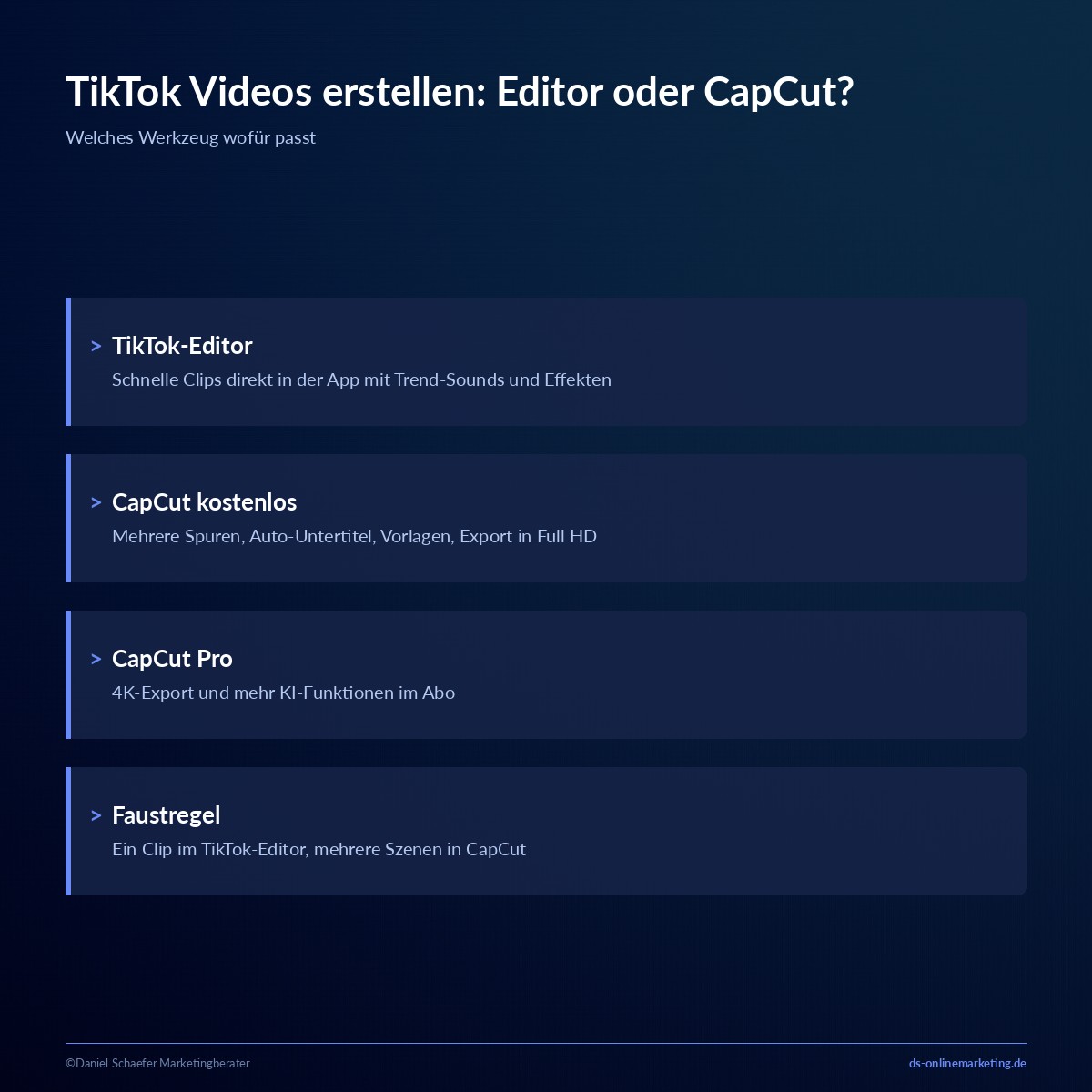 TikTok Videos erstellen: Anleitung in 7 Schritten, mit CapCut und KI 3 tiktok videos erstellen capcut
