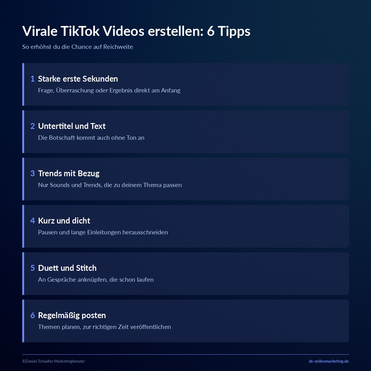 TikTok Videos erstellen: Anleitung in 7 Schritten, mit CapCut und KI 5 tiktok videos erstellen tipps