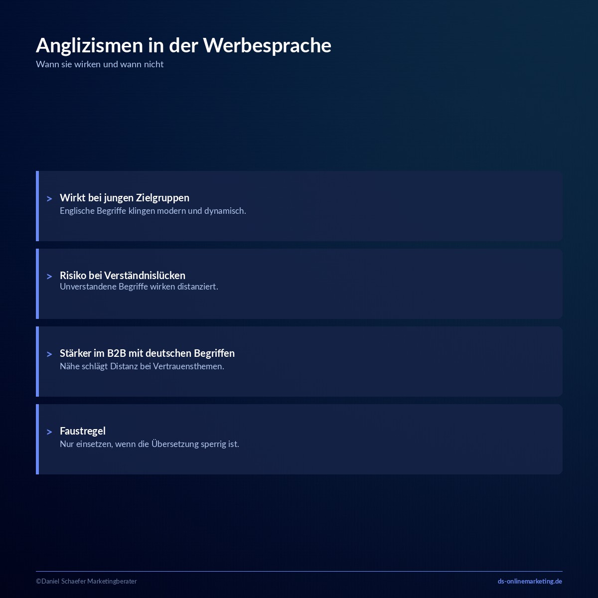 Werbesprache: Merkmale, Stilmittel und Beispiele im Überblick 4 werbesprache anglizismen