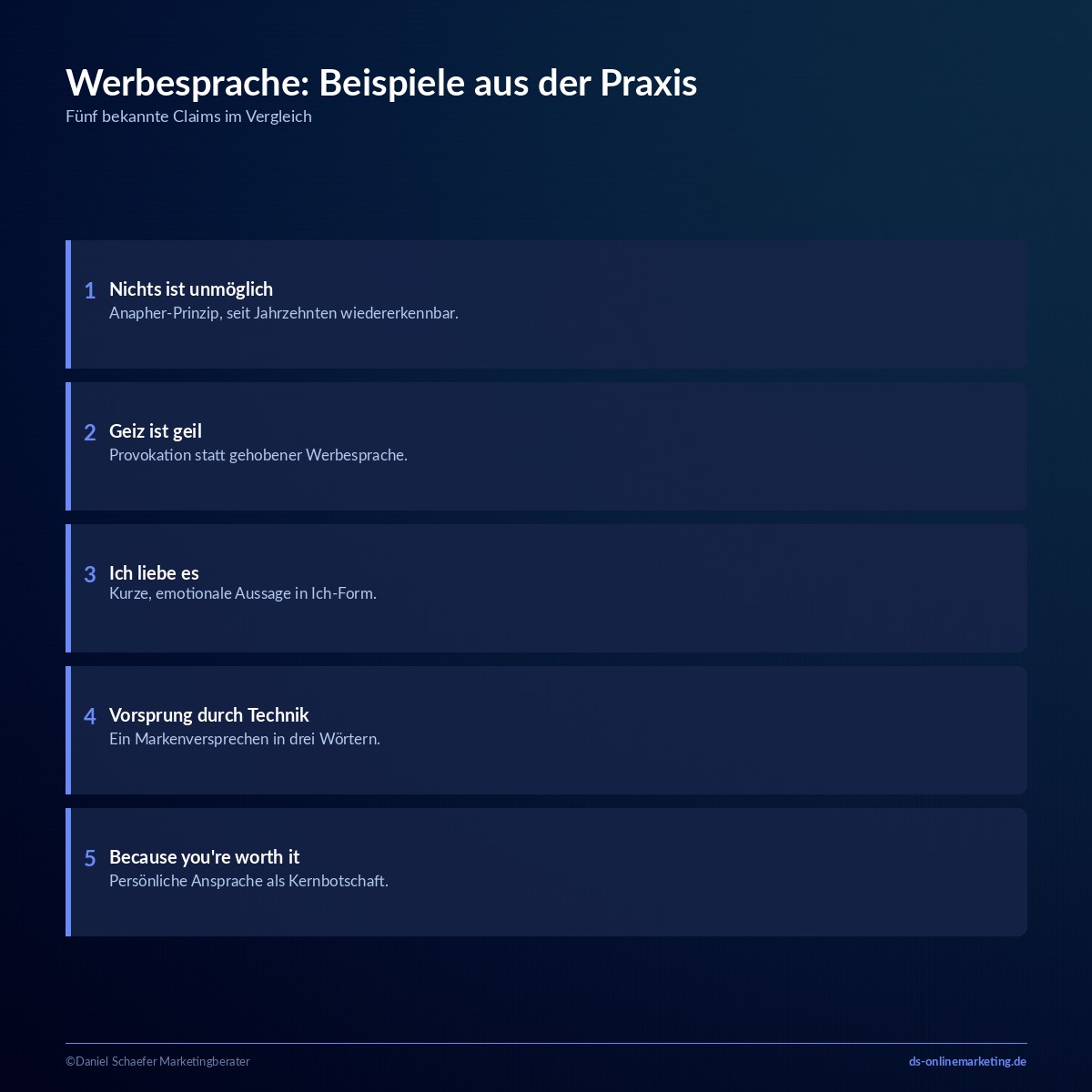 Werbesprache: Merkmale, Stilmittel und Beispiele im Überblick 5 werbesprache beispiele