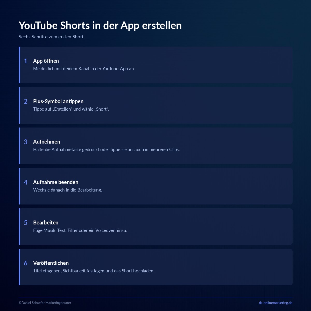 youtube shorts erstellen app