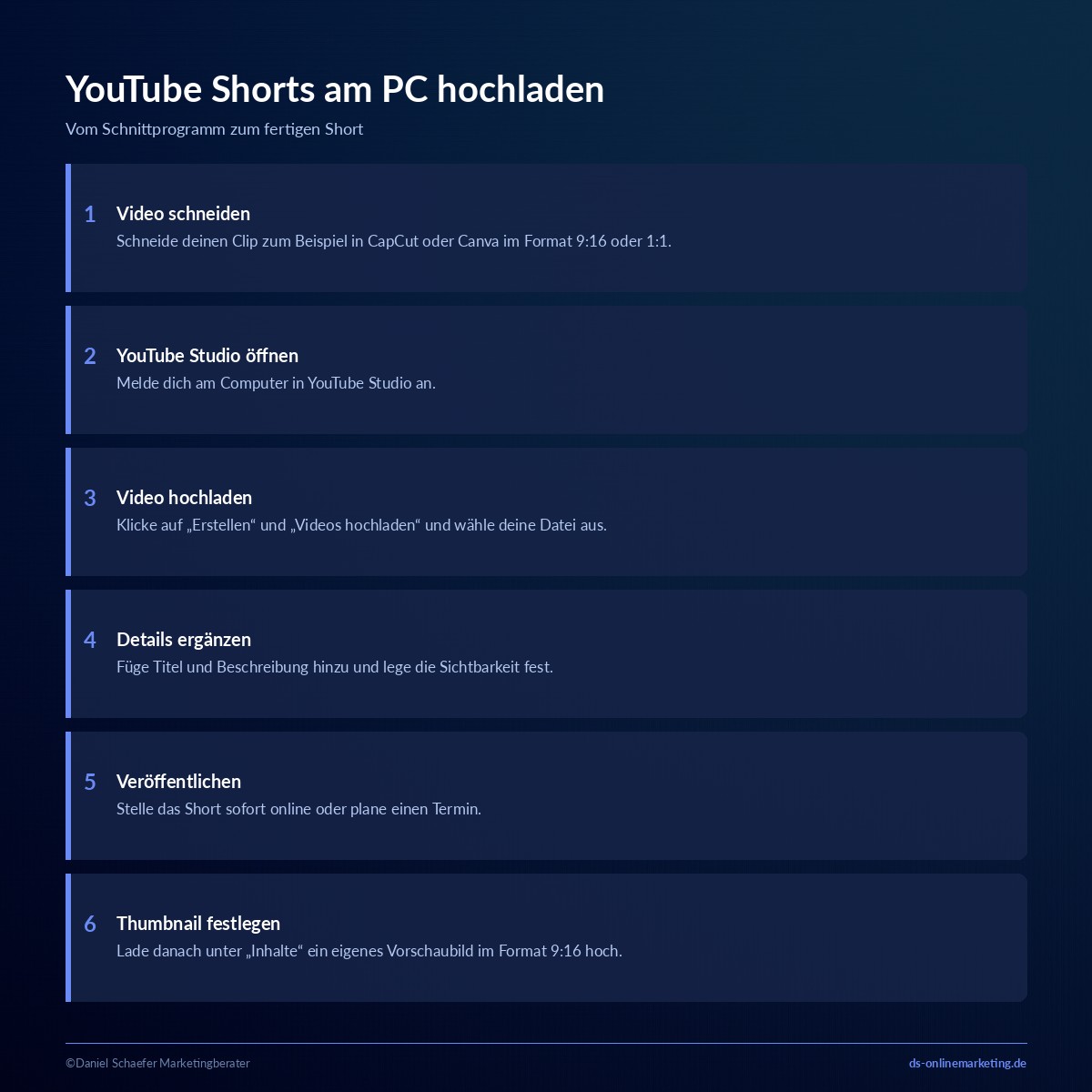 youtube shorts erstellen pc