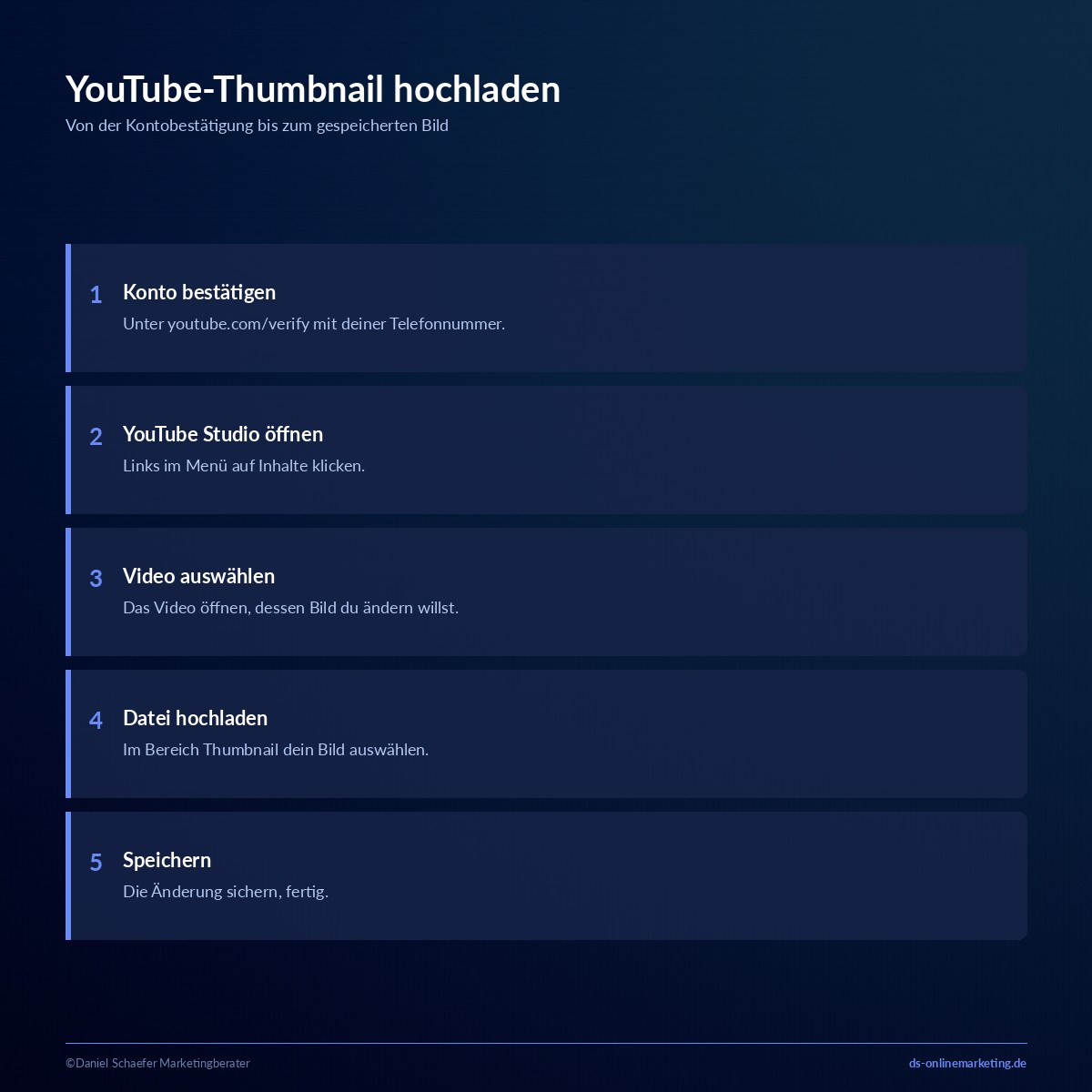 youtube thumbnail hochladen